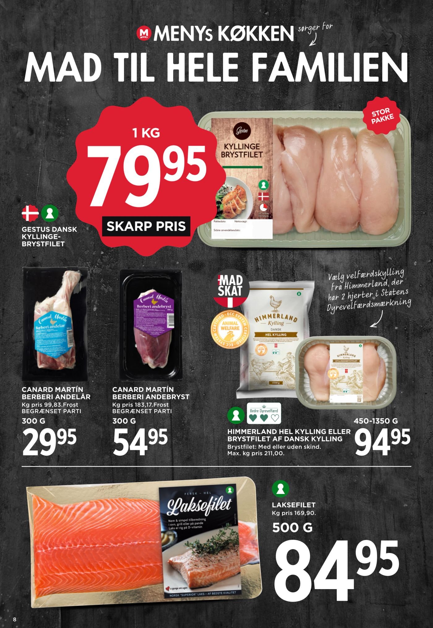 CANARD MARTÍN BERBERI ANDELÅR – Meny