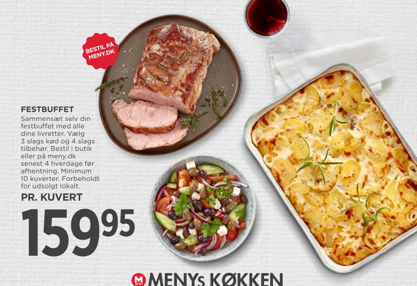 FESTBUFFET – Meny