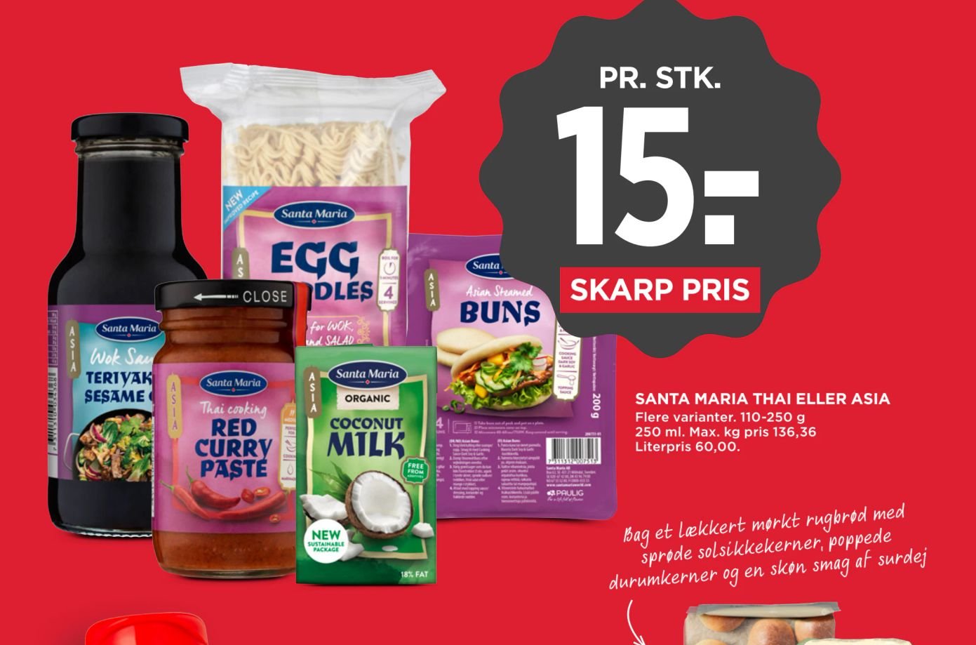 SANTA MARIA THAI ELLER ASIA – Meny