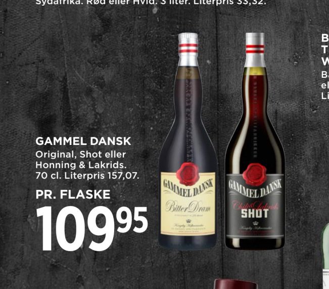 GAMMEL DANSK – Meny
