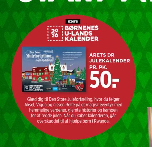 ÅRETS DR JULEKALENDER – Meny
