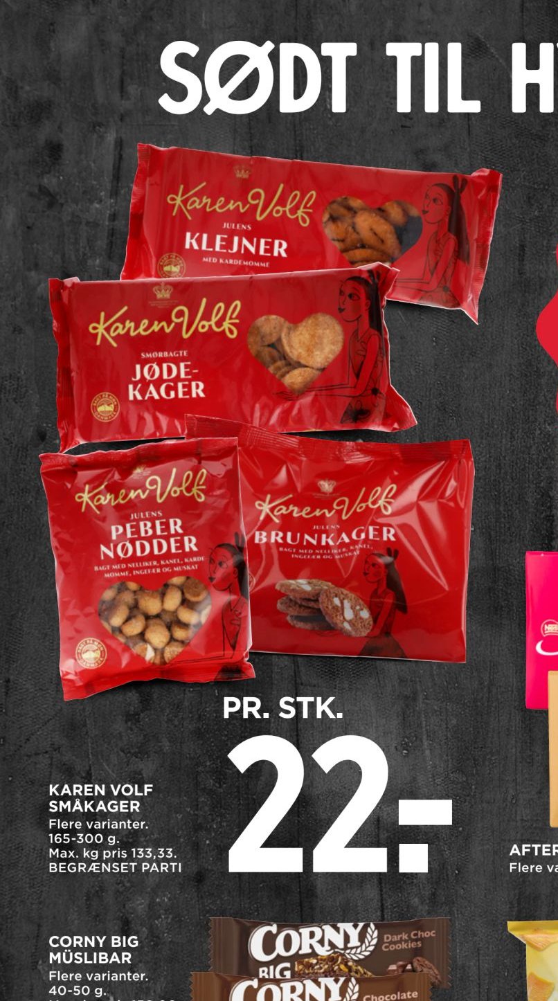 KAREN VOLF SMÅKAGER – Meny