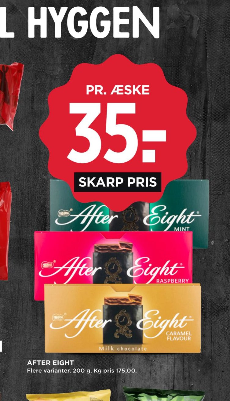 AFTER EIGHT – Meny