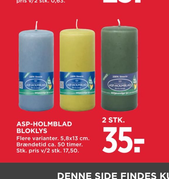 ASP-HOLMBLAD BLOKLYS – Meny
