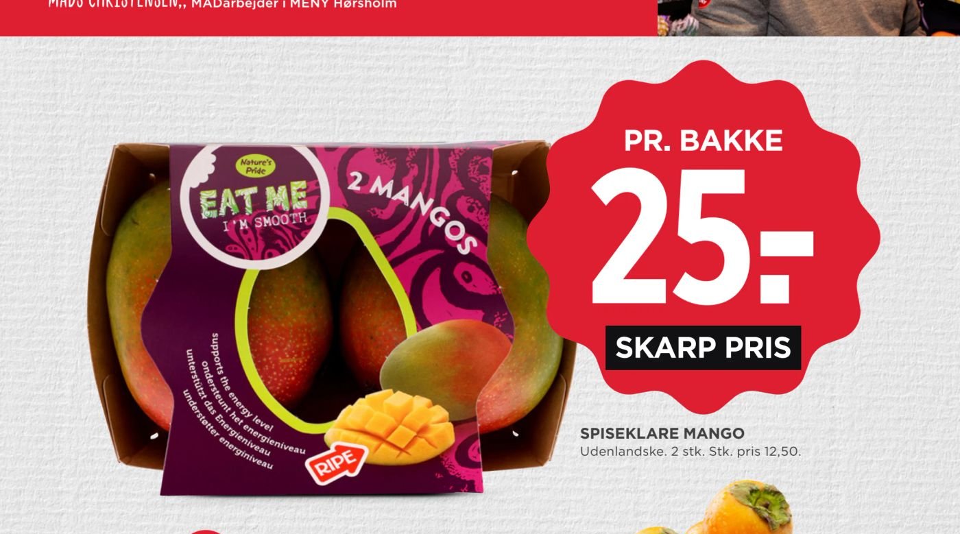 SPISEKLARE MANGO – Meny