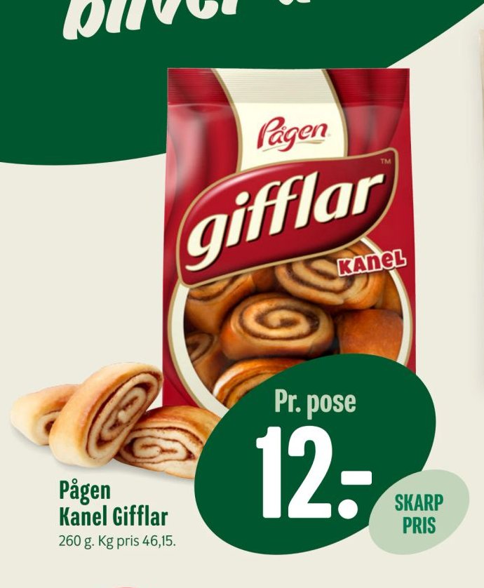 Pågen Kanel Gifflar 260 g – Min Købmand