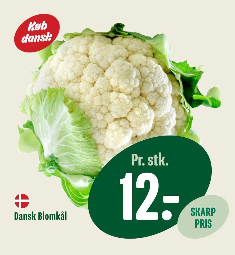 Dansk Blomkål – Min Købmand