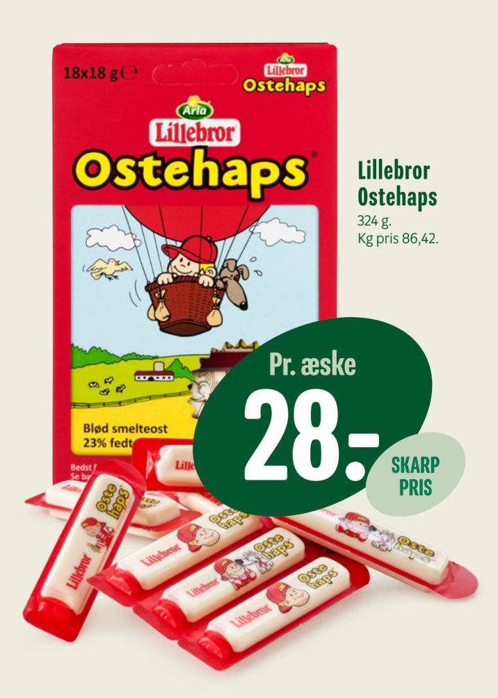 Lillebror Ostehaps 324 g. – Min Købmand