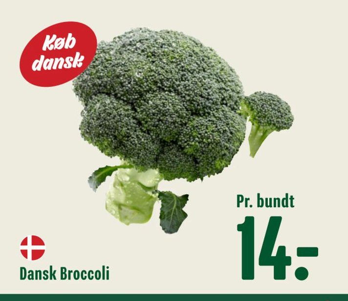 Dansk Broccoli Pr. bundt – Min Købmand