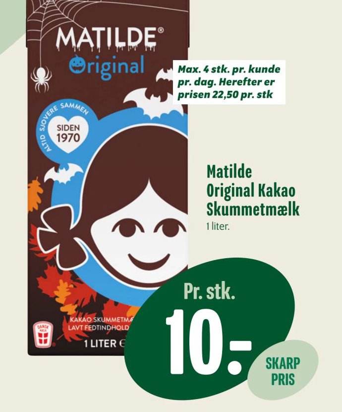 Matilde Original Kakao Skummetmælk – Min Købmand