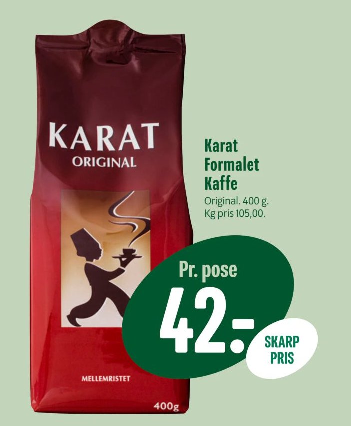 Karat Formalet Kaffe – Min Købmand