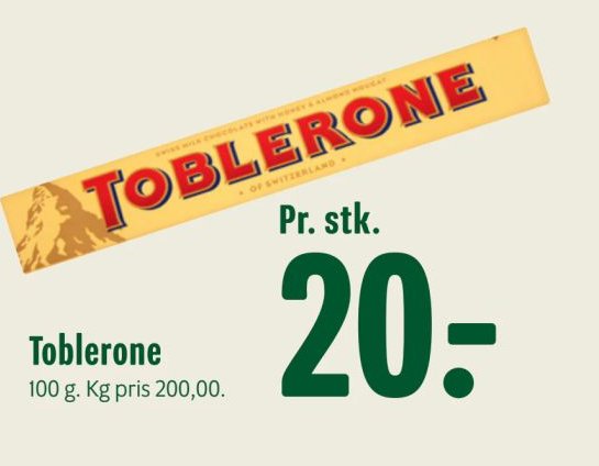 Toblerone – Min Købmand