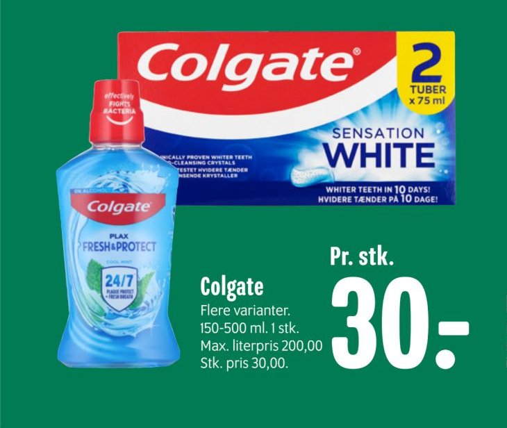 Colgate – Min Købmand
