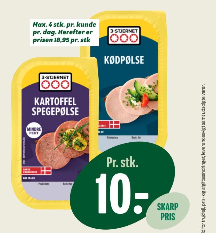 3-Stjernet Pålæg – Min Købmand