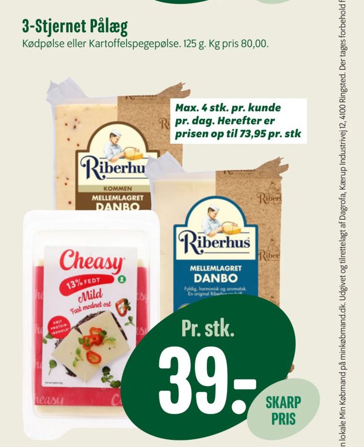 Riberhus eller Cheasy Skæreost – Min Købmand