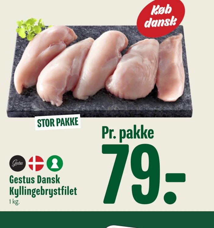 Gestus Dansk Kyllingebrystfilet – Min Købmand