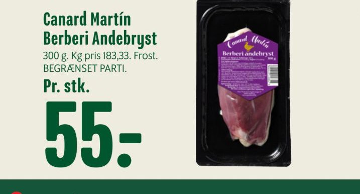 Canard Martín Berberi Andebryst – Min Købmand