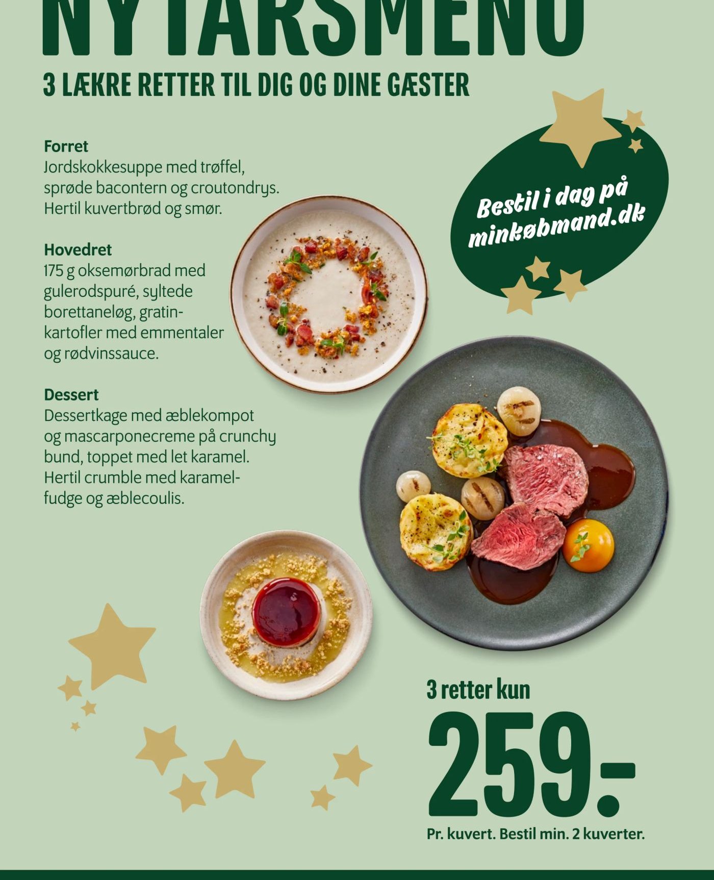 3 retter kun – Min Købmand