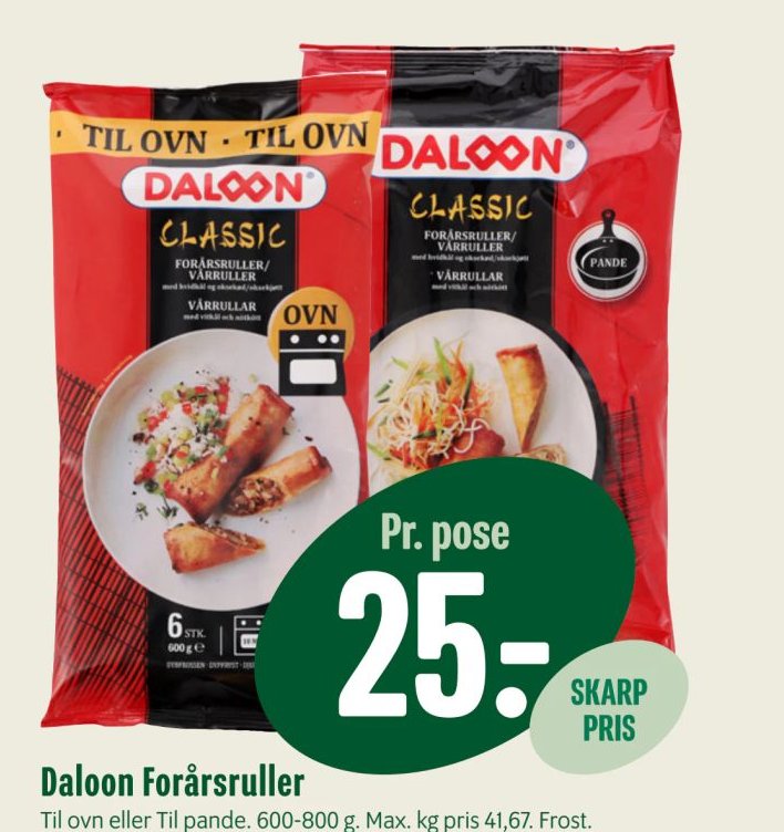Daloon Forårsruller – Min Købmand
