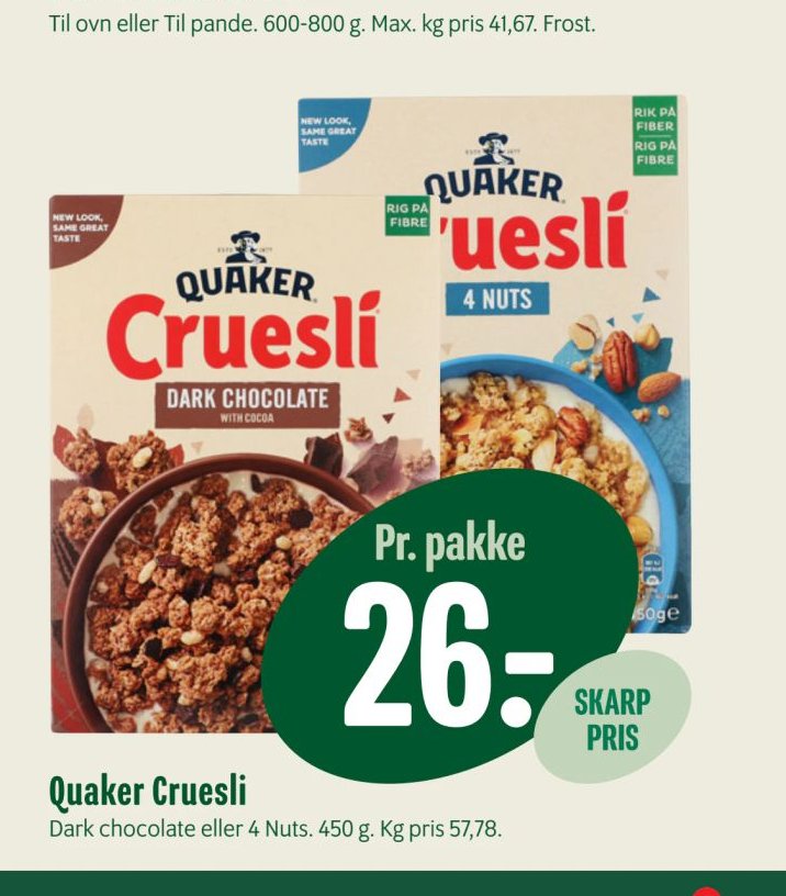 Quaker Cruesli – Min Købmand