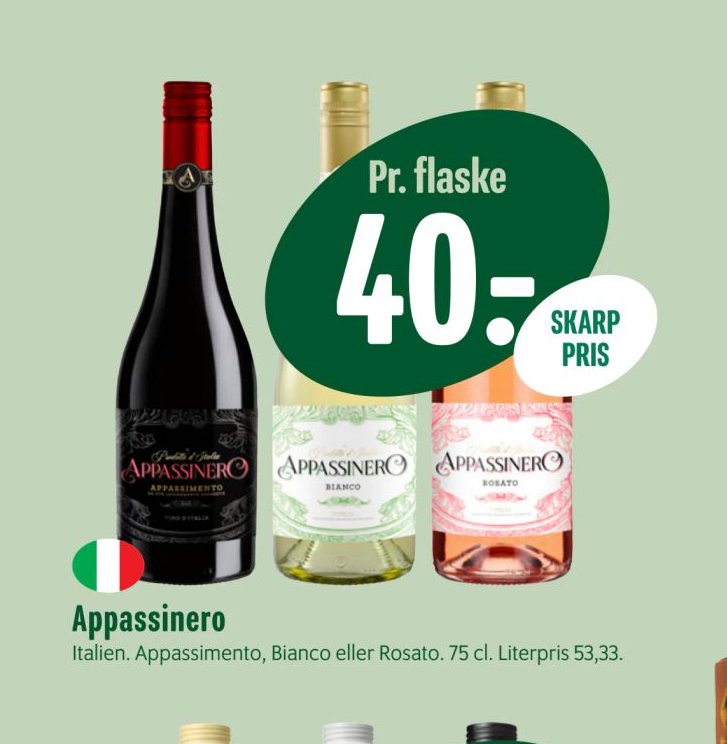 Appassinero – Min Købmand