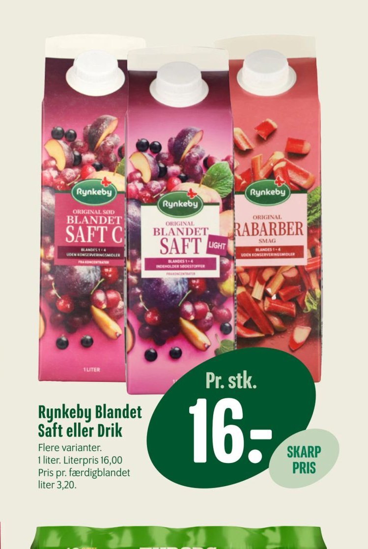 Rynkeby Blandet Saft eller Drik – Min Købmand