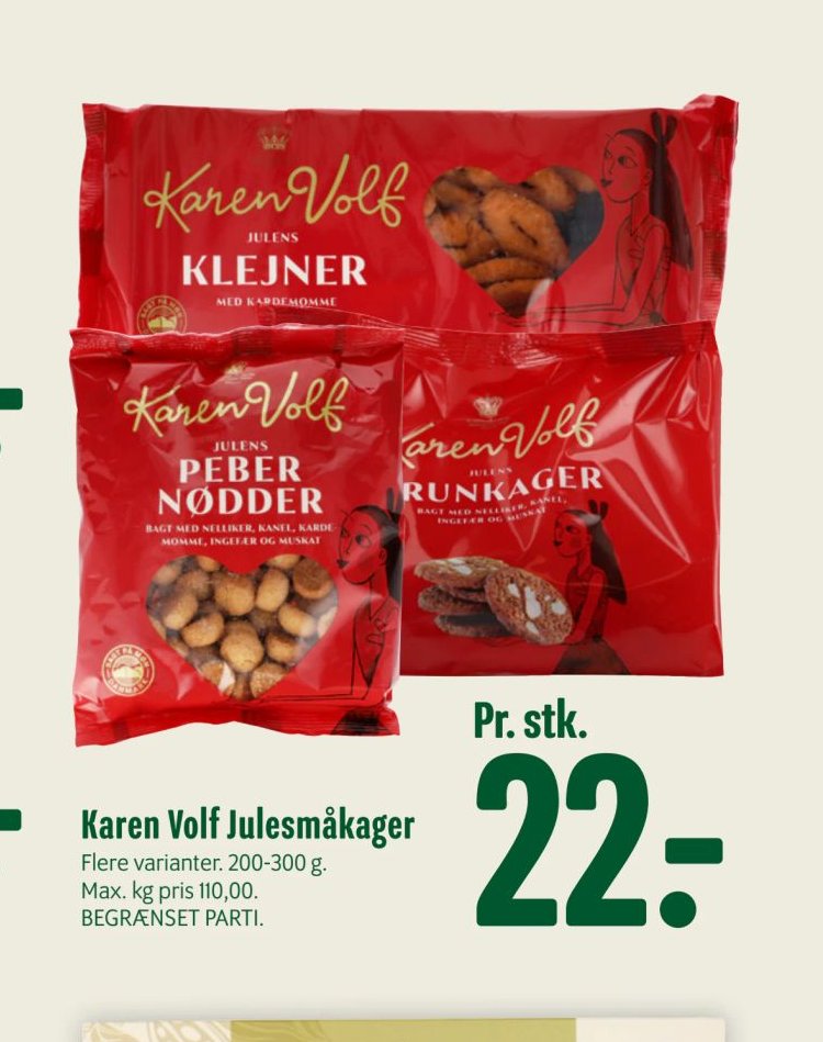 Karen Volf Julesmåkager – Min Købmand