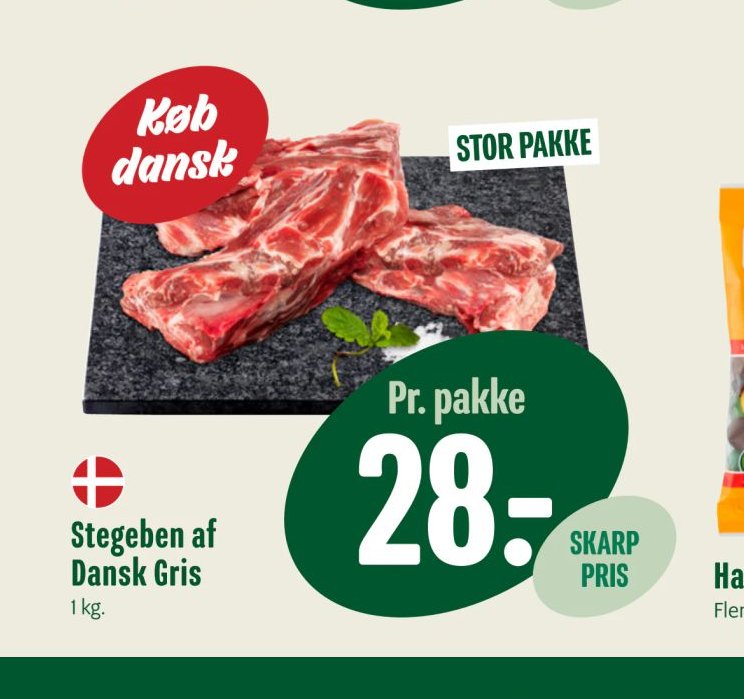 Stegeben af Dansk Gris – Min Købmand