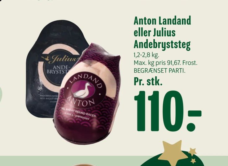 Anton Landand eller Julius Andebryststeg – Min Købmand