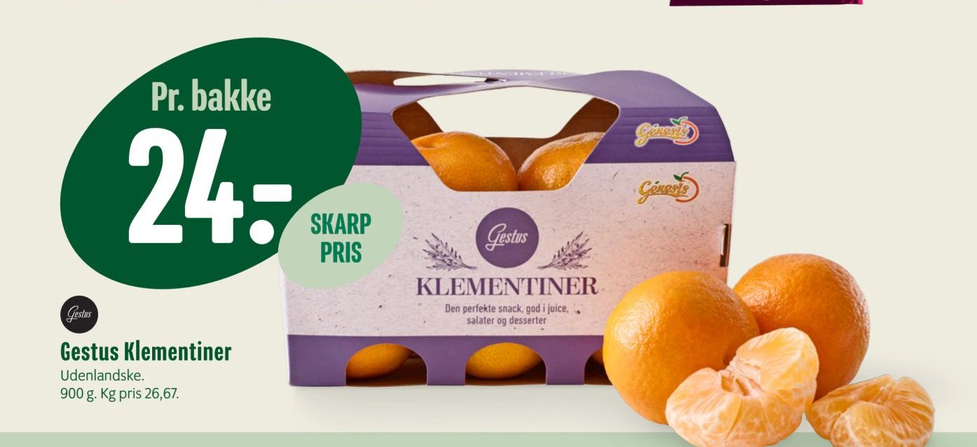 Gestus Klementiner – Min Købmand