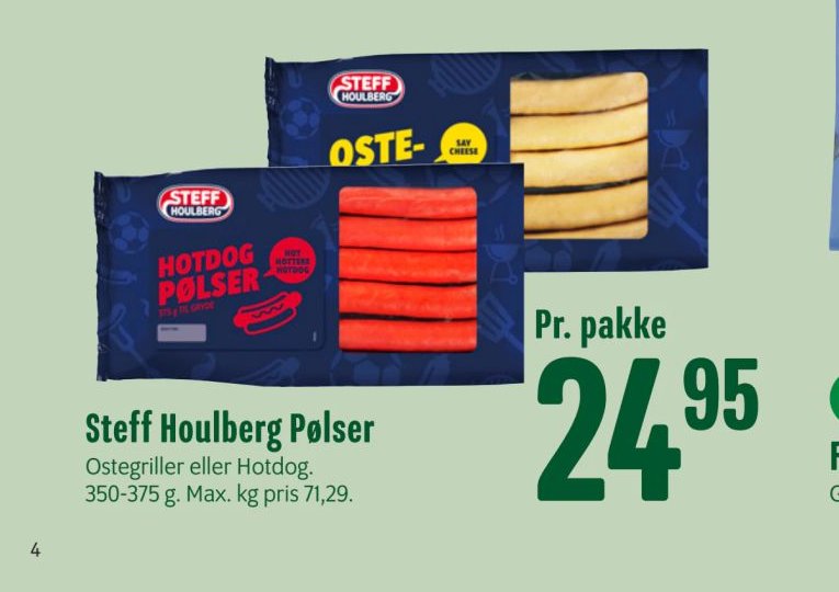 Steff Houlberg Pølser – Min Købmand