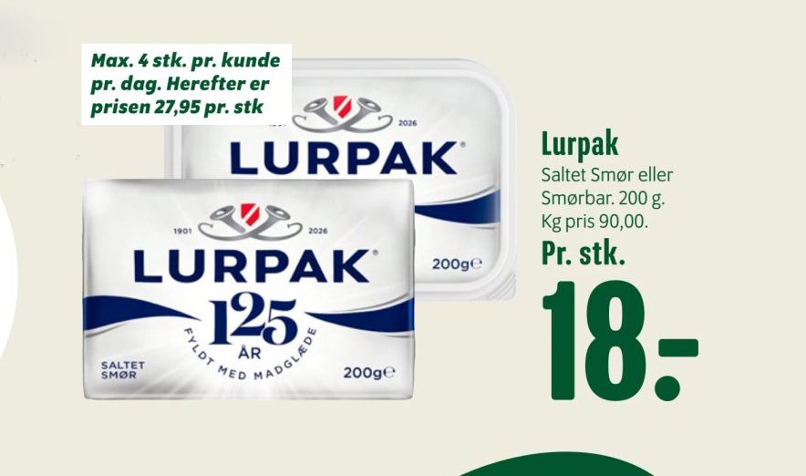 Lurpak – Min Købmand