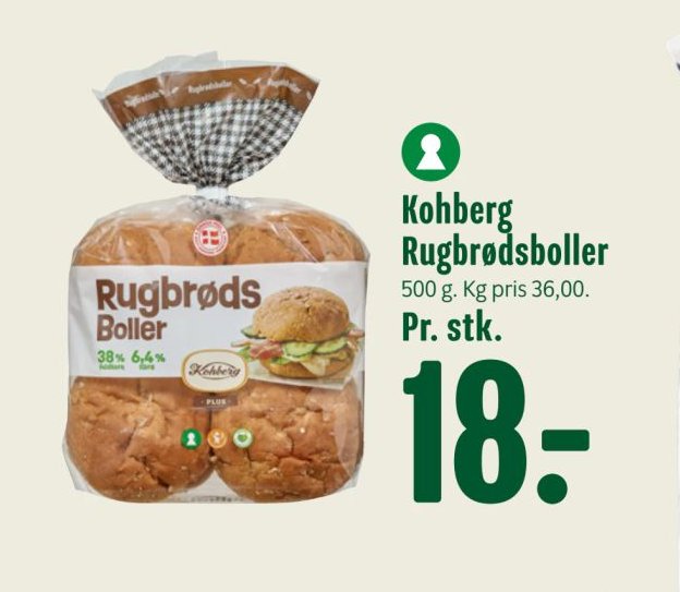 Kohberg Rugbrødsboller – Min Købmand