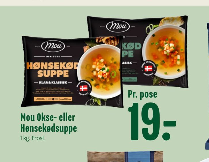 Mou Okse- eller Hønsekødsuppe – Min Købmand
