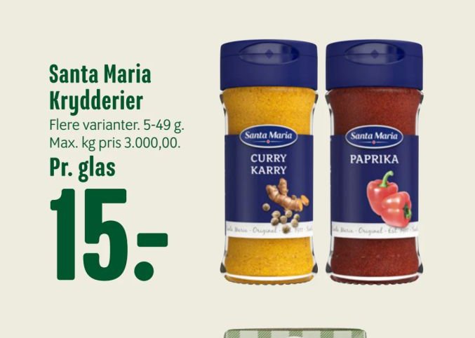 Santa Maria Krydderier – Min Købmand