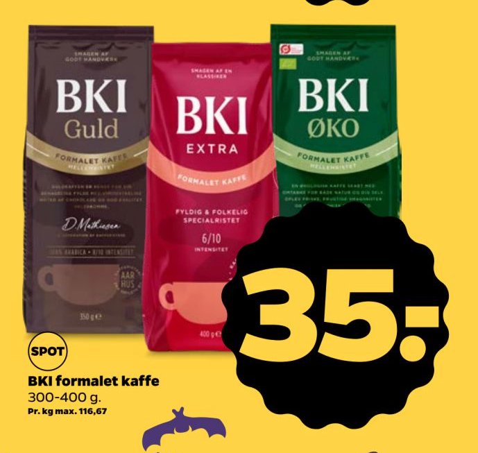 BKI formalet kaffe 300-400 g. – Netto