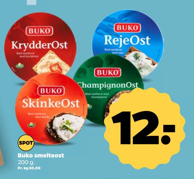 Buko smelteost 200 g. – Netto