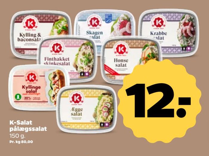 K-Salat pålægssalat 150 g. – Netto