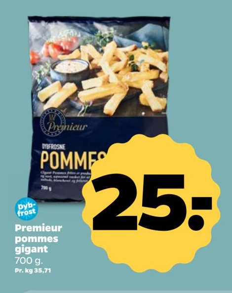 Premieur pommes gigant 700 g. – Netto
