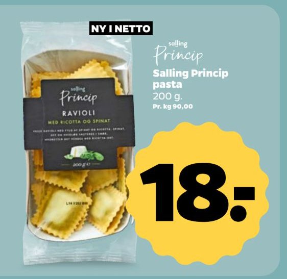 Salling Princip pasta 200 g. – Netto