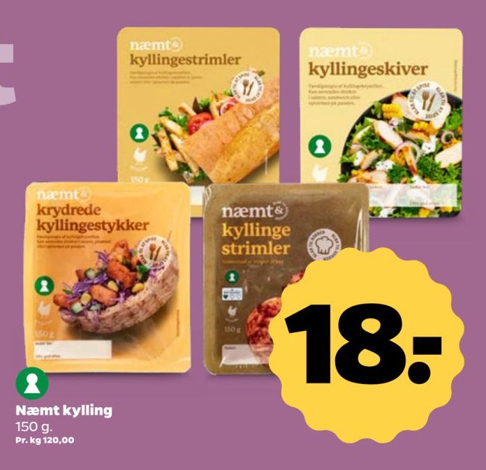 Næmt kylling 150 g – Netto