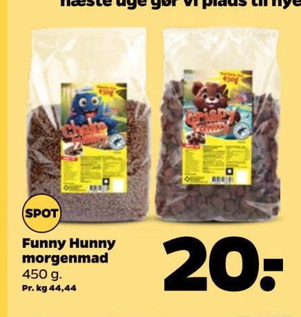 Funny Hunny morgenmad 450 g. – Netto