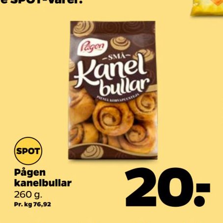 Pågen kanelbullar 260 g. – Netto