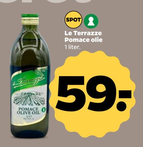 Le Terrazze Pomace olie 1 liter. – Netto