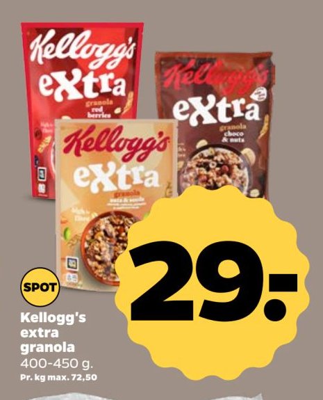 Kellogg's extra granola 400-450 g. – Netto