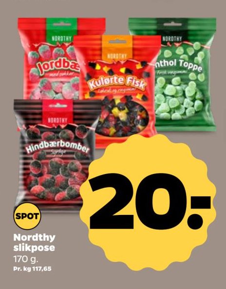 Nordthy slikpose 170 g. – Netto