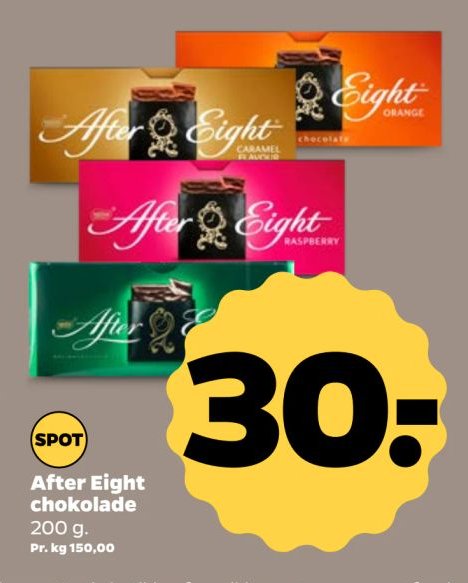After Eight chokolade 200 g. – Netto