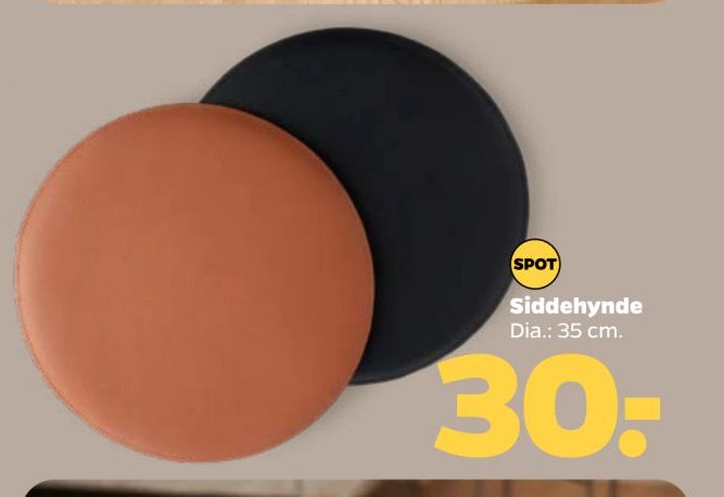 Siddehynde Dia.: 35 cm. – Netto