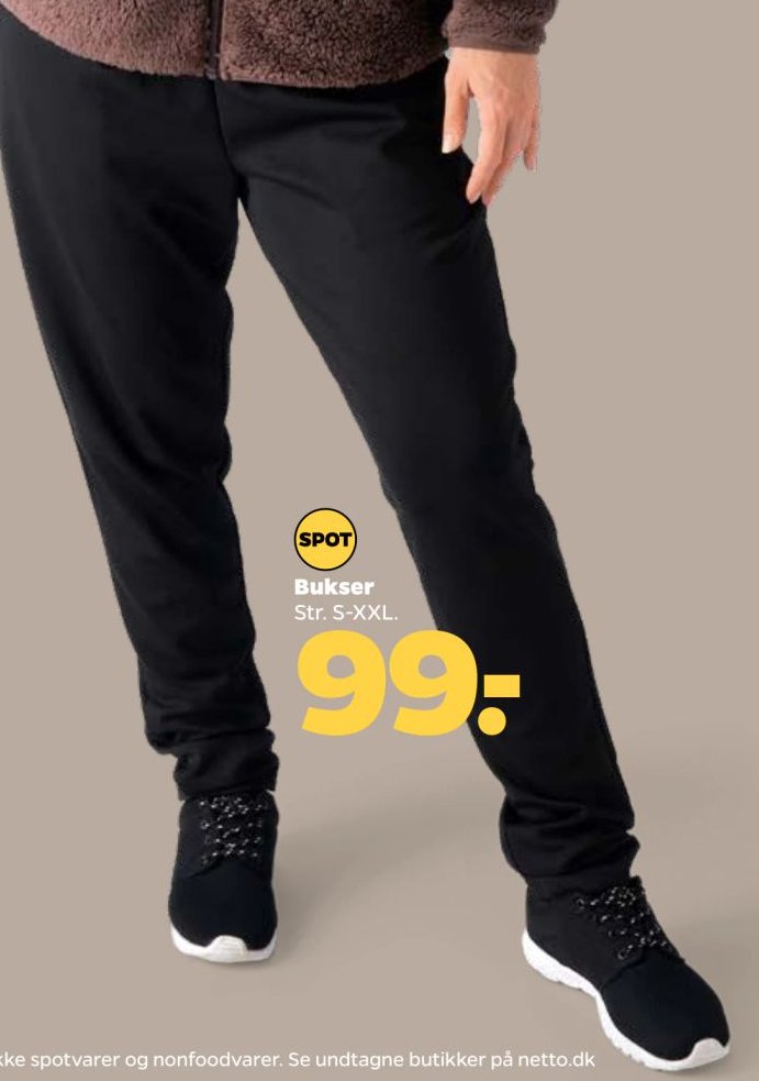 Bukser Str. S-XXL. – Netto