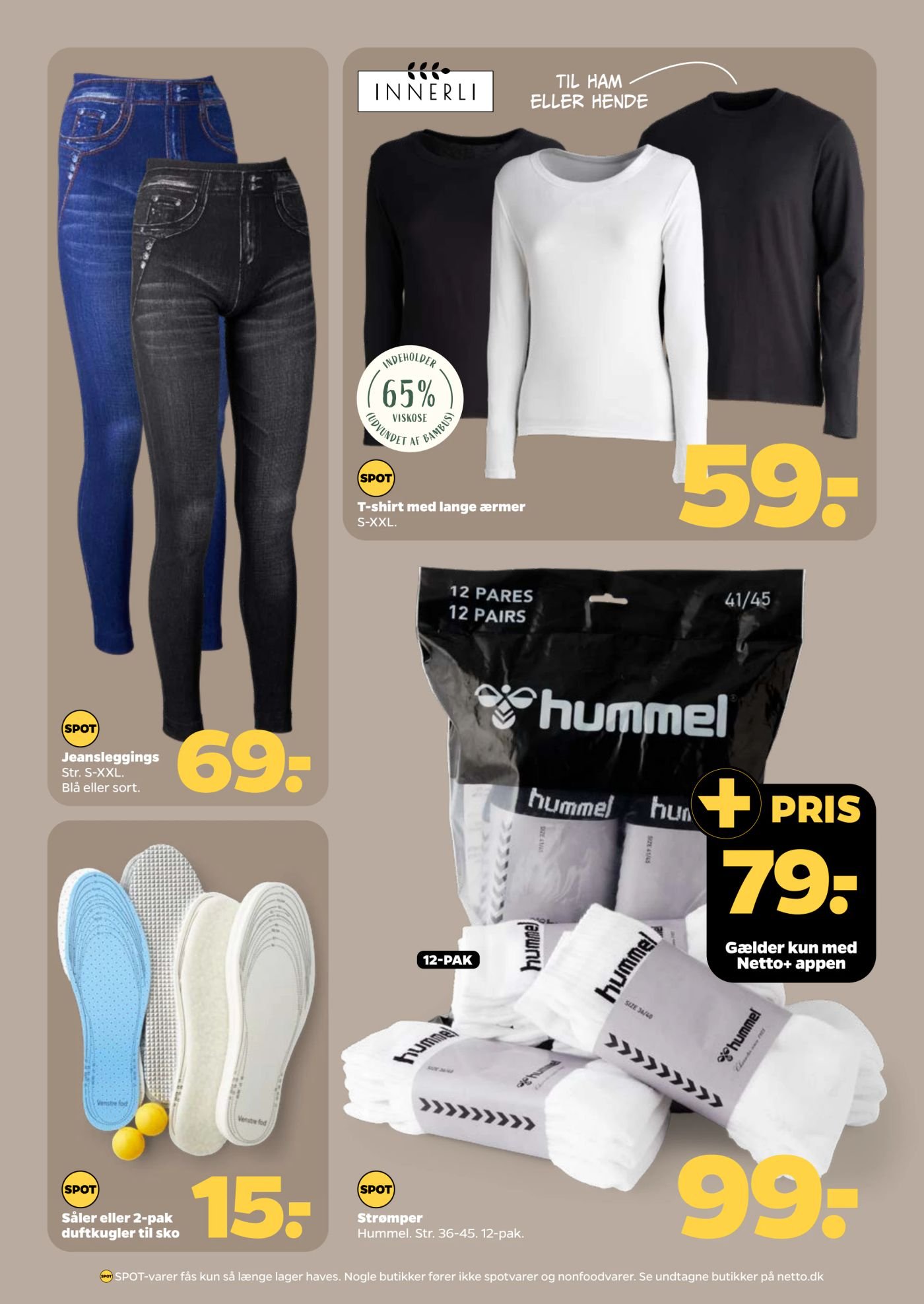 Stromper Hummel. Str. 36-45. 12-pak. – Netto